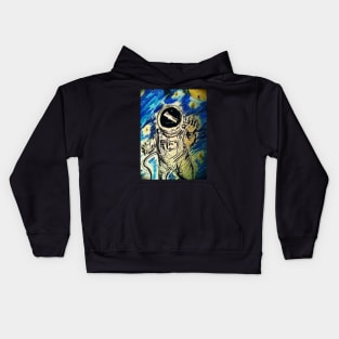 Astronaut Reaching Out Kids Hoodie